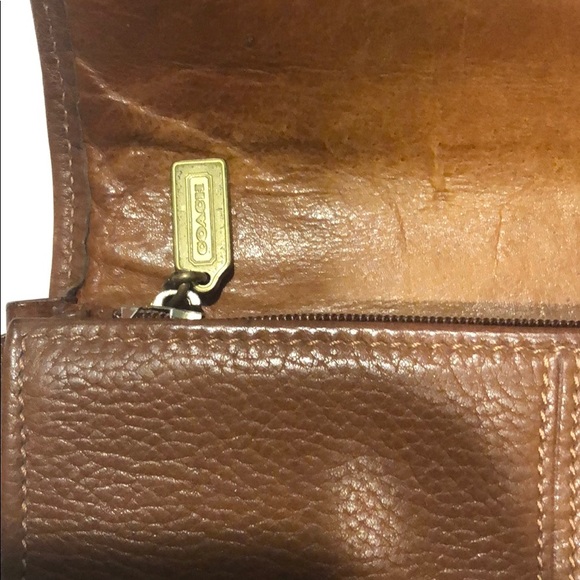 Vintage Brown Leather Coach wallet - Picture 2 of 4
